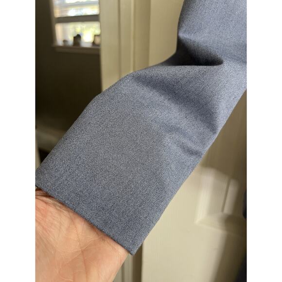 ANTONIO MELANIE Women's Blue Blazer Jacket Straight Leg Pant Suit - Picture 4 of 16